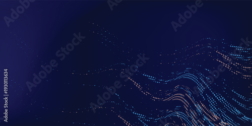 Digital Transformation Concept with Futuristic Data Flow and Smart Technology Visualization. , Artificial Intelligence AI, Automation Design. Tech and Science Vector Illustration.