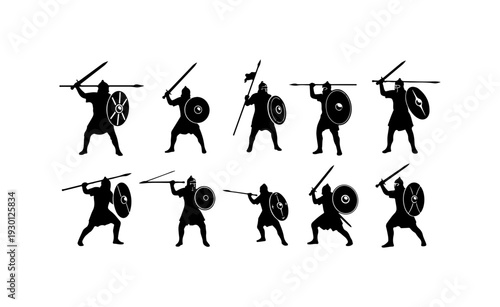 Ancient Warriors Combat Animation Sequence