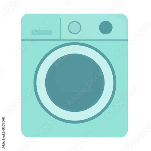 Washing Machine Front Load Appliance UI Icon for App Interface