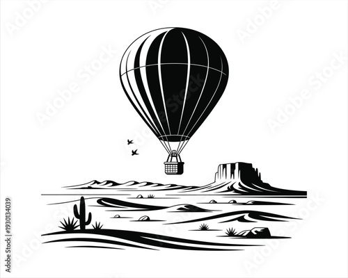 Hot Air Ballon Vector silhouette design Iluustration collection pack, hot air balloon vector silhouette, hot air balloon silhouette set, air balloon icon vector, balloon flight silhouette illustration
