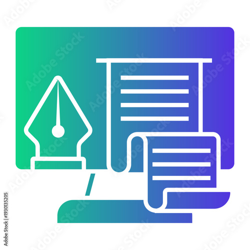 computer Gradient icon