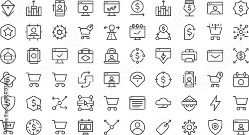 Glossy Number 125 Vector Illustration