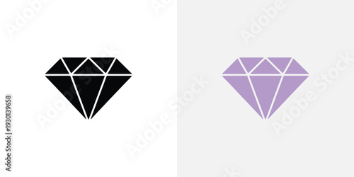 Black and purple diamond shapes with white lines