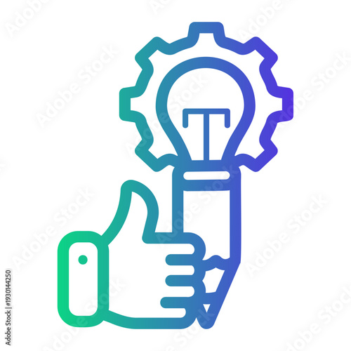 deal Line Gradient Icon