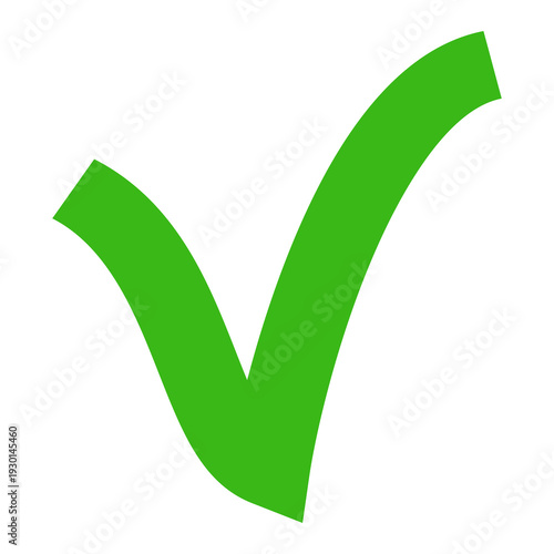 green check mark with data style, agree sign	
