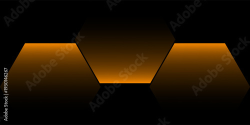 Abstract Minimalist White Glowing Capsule Shape on Black Background