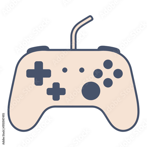 Filled Game Controller with Dual D-Pads UI Icon for App UI