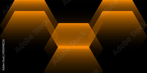 Abstract Minimalist White Glowing Capsule Shape on Black Background