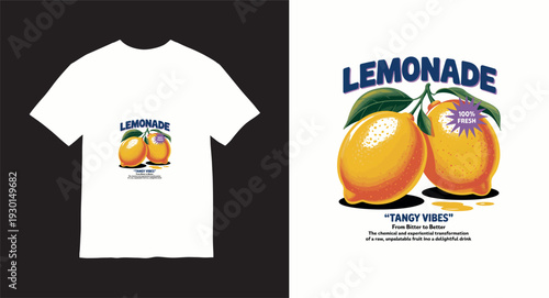 Lemonade tangy vibes from bitter to better t shirt design