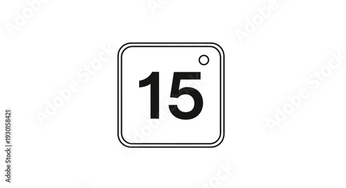 Age Restriction Symbol 15, Rating, Classification, Information Sign