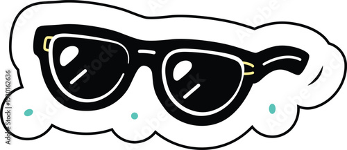 vector illustration of a mask