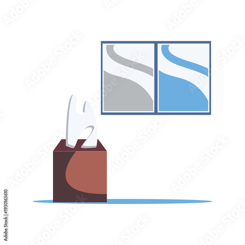 A white sculpture displayed on a pedestal, showcasing its elegant form and artistic design