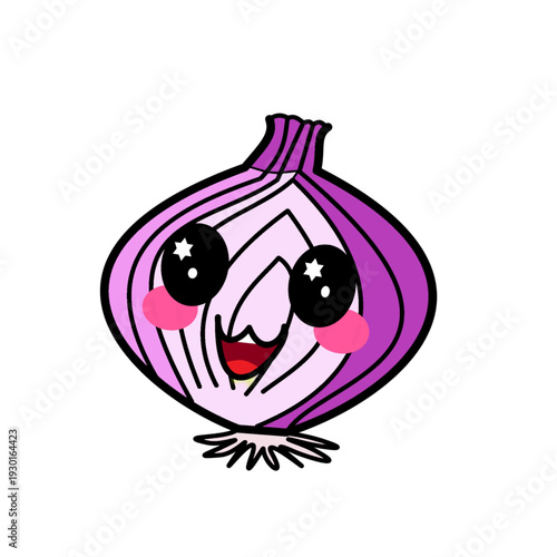 onion kawaii cute vegetable useful for sticker preschool worksheet kids printable.eps