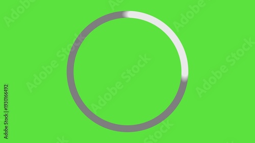 Circle loading animation with green background, Circle loading icon.