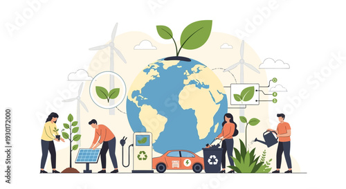 People Working Together for Sustainable Environment.