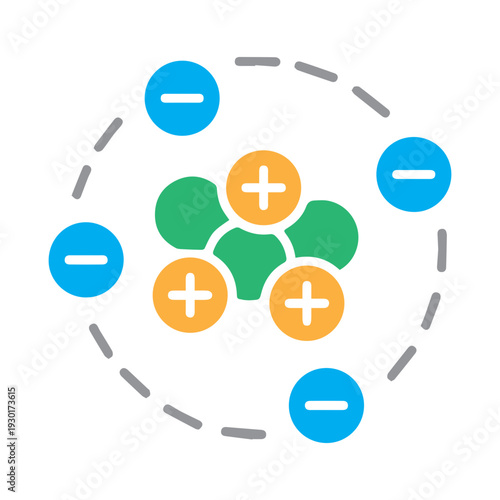 Atom structure illustration