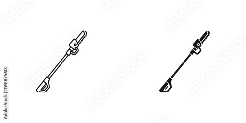 3D silver metal wrench and screwdriver tools isolated on white background for repair and construction