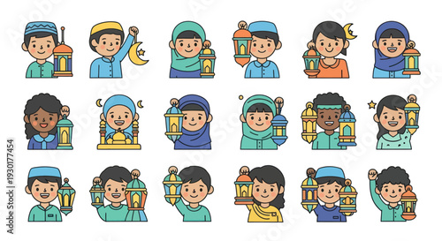 Cartoon Nurses and Doctors Characters.