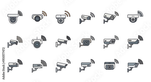 CCTV Security Cameras Surveillance System.