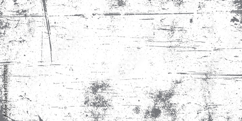 Aged, distressed white background with horizontal textured lines and scattered dark gray grunge marks for a vintage industrial feel.