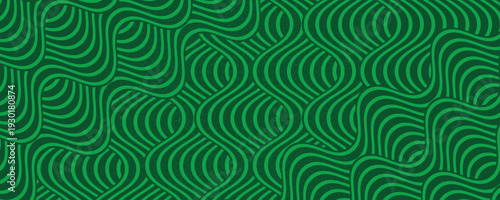 farm green banner, organic abstract background with fields. wavy green lines, natural organic products. vector