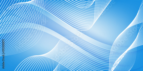 Gradient abstract background with circular line patterns. Vector illustration modern