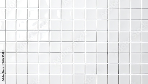 Wallpaper Mural A background texture composed of a grid of glossy white square tiles. Torontodigital.ca