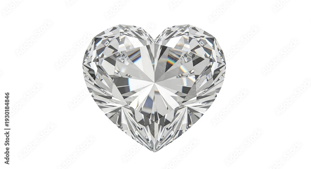 Fototapeta premium Heart-Shaped Diamond