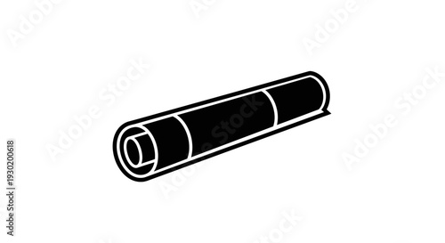 Rolled Up Blueprint or Plan Document, Architectural Drawing, Engineering Project