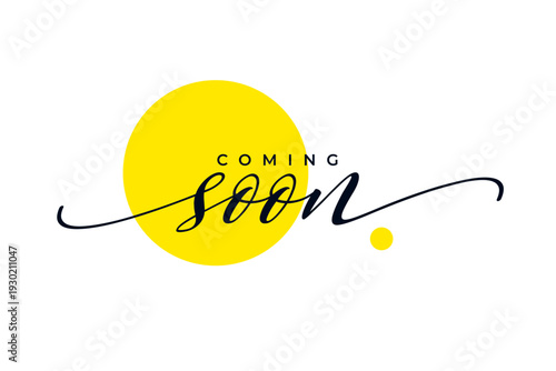 stylish coming soon announcement background for under construction