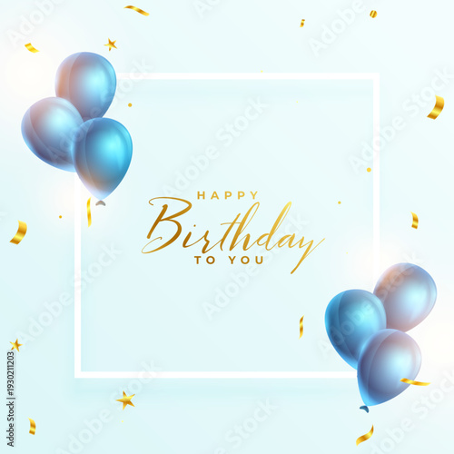 beautiful happy birthday festive card for special one