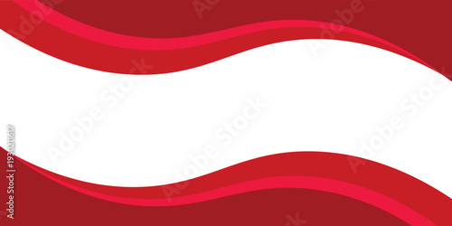 Bold abstract red wave background with smooth layered curves on clean white space. Free Download Bold abstract red wave background with smooth layered curves on clean white space. - GFXLoad