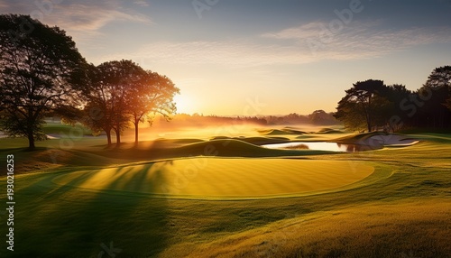 Golfcourse Sunrise