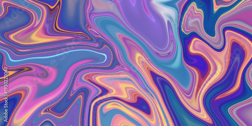 colorfull liquid acrylic paint or fluid bubble flow wallpaper,  light purple and blue hues wallpaper abstract background, abstract colorful liquid flowing design.