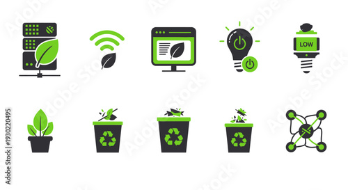 Smart Agriculture IoT Farming Technology Illustration
