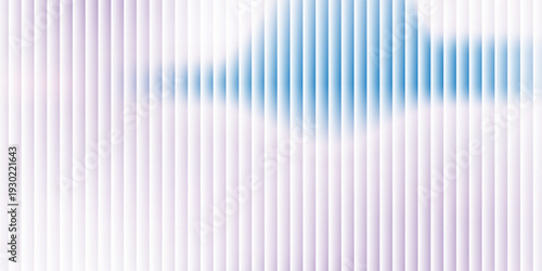 Vector ribbed glass texture background. grey white blue purple ribbed glass. Natural color. Mesh gradient. acrylic ribbed bath surface. modern eps 10
