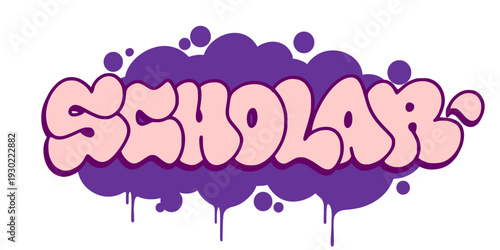 Scholar Academic Profession Urban Underground Streetwear Design.