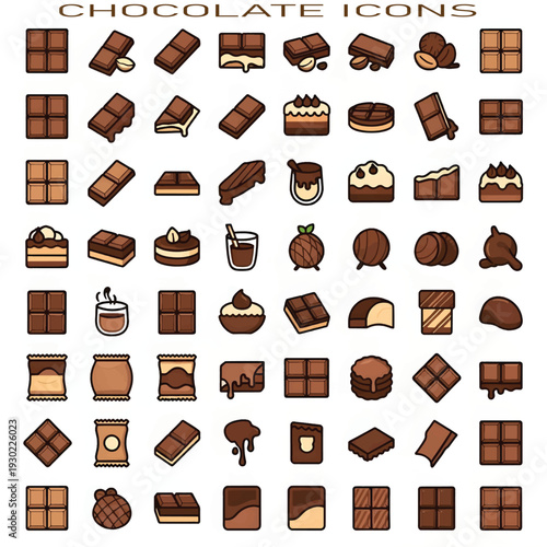 Black Chocolate Bar Vector Illustration Dark Chocolate Piece Isolated on White Background