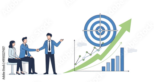 Startup funding concept illustration
