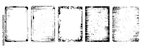 Vintage Grunge Paper Texture with Old Worn Overlay and Distressed Background, Torn and Crumpled Pattern for Poster Design or Vinyl Album Cover, Rough Dirty Grainy Vector Illustration