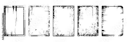 Vintage Grunge Paper Texture with Old Worn Overlay and Distressed Background, Torn and Crumpled Pattern for Poster Design or Vinyl Album Cover, Rough Dirty Grainy Vector Illustration