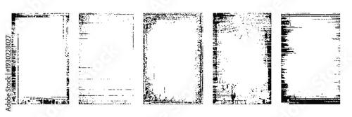 Vintage Grunge Paper Texture with Old Worn Overlay and Distressed Background, Torn and Crumpled Pattern for Poster Design or Vinyl Album Cover, Rough Dirty Grainy Vector Illustration