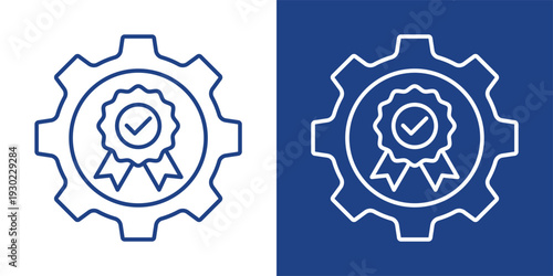 Specialization Blue And White Icon Style Collection