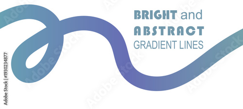 Bright Vector Background with Colorful Abstract Lines. Vibrant Illustration for Banners