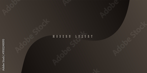 Dark flowing wave design with smooth bronze gradients and elegant motion. This abstract luxury vector is ideal for high-end branding, stylish backdrops, digital templates, and sophisticated layouts.