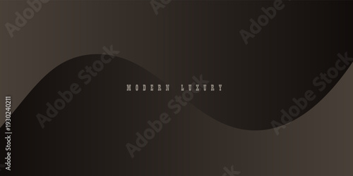 Dark flowing wave design with smooth bronze gradients and elegant motion. This abstract luxury vector is ideal for high-end branding, stylish backdrops, digital templates, and sophisticated layouts.