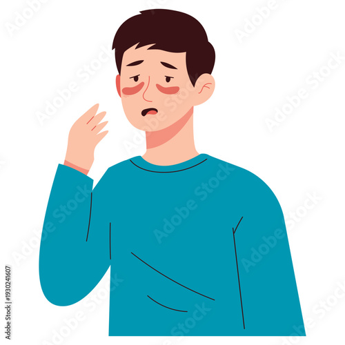 Headache Types Flat Medical Illustrations