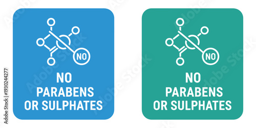 No parabens or sulphates warning signs