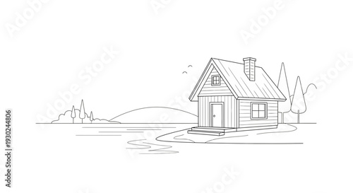 Cozy Cabin by the Lake: Rustic Lakeside Dwelling, Nature Escape