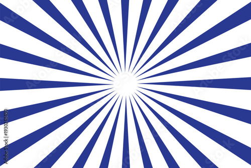 Abstract blue retro with sunburst pattern colorful design. Modern stipes line ray beam pattern. Swirling pattern. Retro vintage spiral wavy sun rays, pattern, radial spiral stripes, comic ray stripes